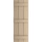 Ekena Millwork Rustic Three Board Joined Board-n-Batten Rough Cedar Faux Wood Shutters, 16 1/2W x 68H, PR SHUBJS16X68RCPR - alternate 10